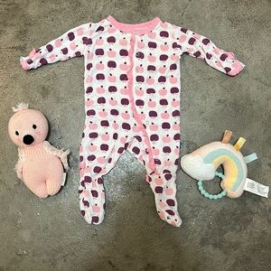Kickee Pants - Newborn Apples Print